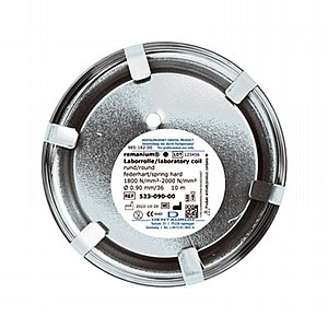 ��� ������ ����� �������� ������� ������ ���� 36 / 0.90�� ���� 10 ��� - Dentaurum Remanium Wire Spring Hard