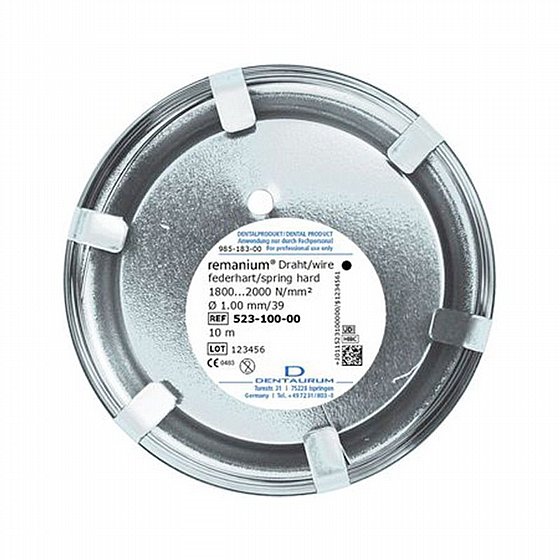 ��� ������ ����� �������� ������� ������ ���� 39 / 1.00 �� ���� 10 ��� Dentaurum Remanium Laboratory Coil  Spring Hard