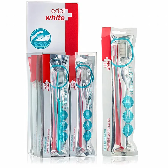 ����� ������ ����� ��� ������ ����� ���� Edelwhite EW-VSD Flosserbrush Ultrasoft in Foil