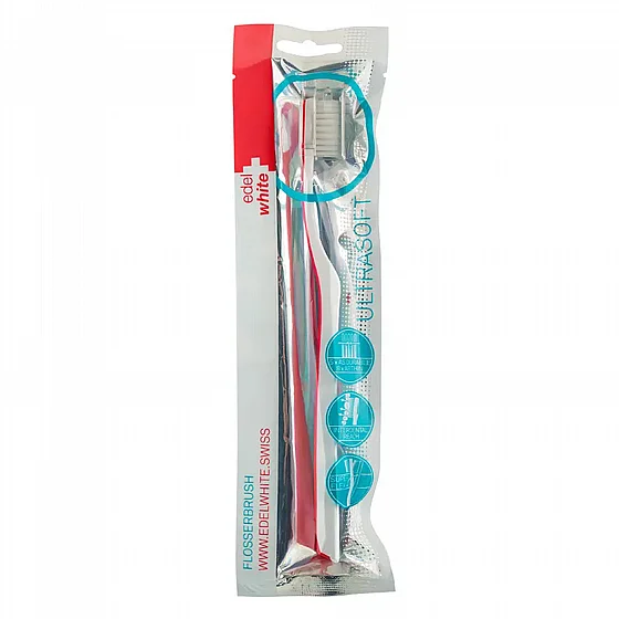 ����� ������ ����� ��� ������ ����� ���� Edelwhite EW-VSD Flosserbrush Ultrasoft in Foil
