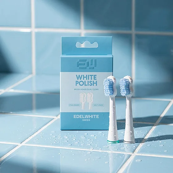 ��� ����� ������ ������ ������ ������  2 ���� Edelwhite EW-SG2W Whitening Brush Heads 