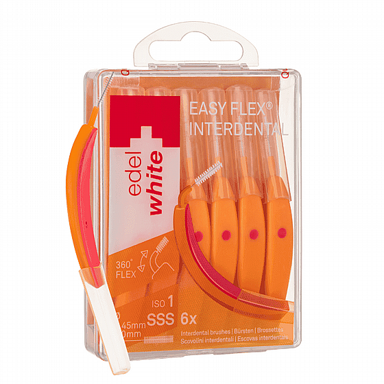 �� ������ ���������� 6 ������ ���� ������ Edelwhite Interdental Brush EasyFlex