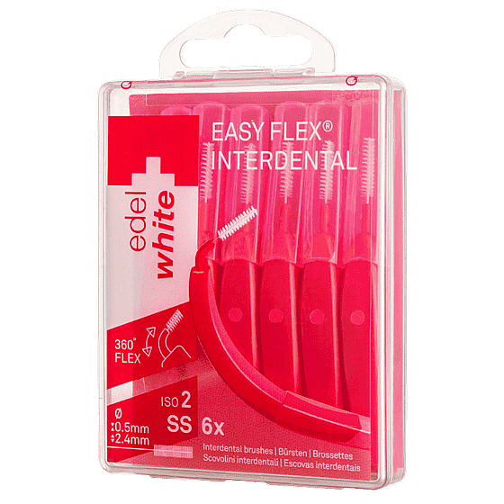 �� ������ ���������� 6 ������ ���� ������ Edelwhite Interdental Brush EasyFlex