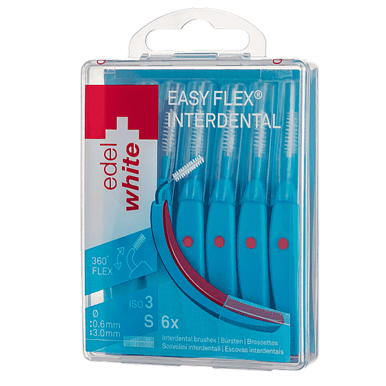 �� ������ ���������� 6 ������ ���� ������ Edelwhite Interdental Brush EasyFlex