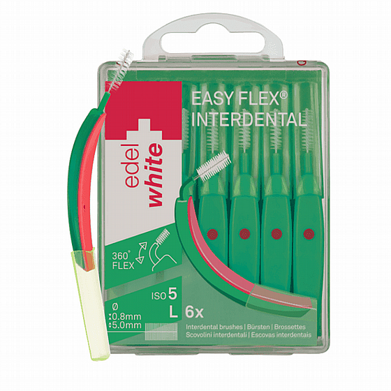 �� ������ ���������� 6 ������ ���� ������ Edelwhite Interdental Brush EasyFlex
