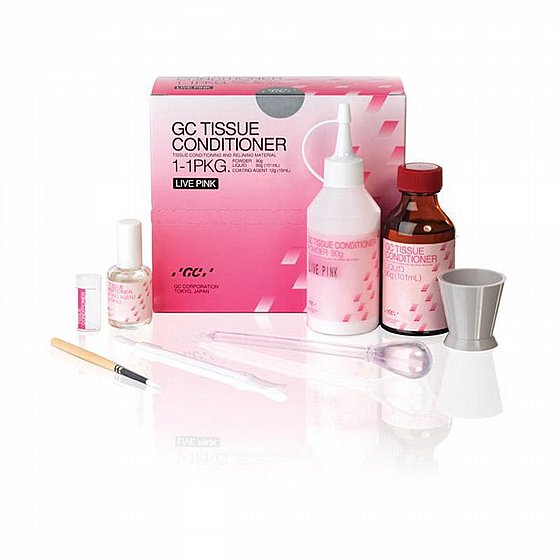 ���� ��������� GC ���� ����� �� ����� ������� ��� ���� 90 ��� + ���� 90 �"� GC Tissue Conditioner Intro Kit White, 1 set