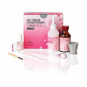 ���� ��������� GC ���� ����� �� ����� ������� ��� ���� 90 ��� + ���� 90 �"� GC Tissue Conditioner Intro Kit White, 1 set