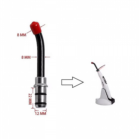 ����� ��� ������ ����� Woodpecker Curing Light Guide Tip For Lux E and LED E & B