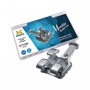 ���� ����� �������� ��� ���� .022" ����� ������ ��� 3 Morelli Monobloc SS Roth Brackets Single Patient Kit 