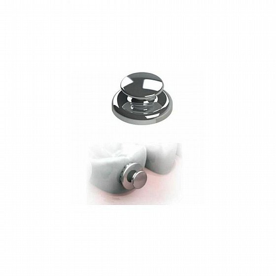 ����� ������� ���� ����� ����� 10��  Morelli Metal Lingual Buttons Convex