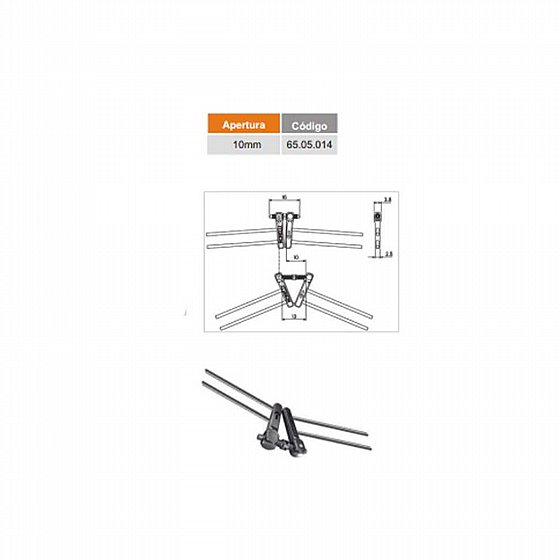 ����� ���� ���������� �� ����� 10 �"� Morelli Universal Band Butterfly Expander