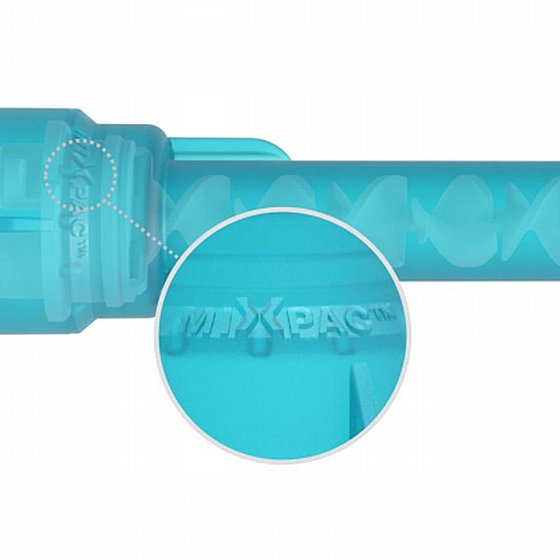 ��� ������ ������ ����� ������ ��� ����� 50 �� MIXPAC� T-Mixer Mixing Tip 88.5mm Teal