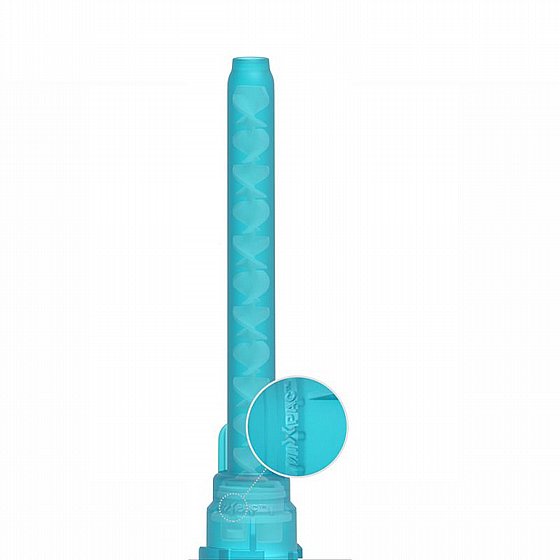 ��� ������ ������ ����� ������ ��� ����� 50 �� MIXPAC� T-Mixer Mixing Tip 88.5mm Teal