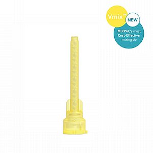 ��� ������ ������ ����� ���� ��� ����� 50 �� MIXPAC� T-Mixer Mixing Tip 69.5mm Yellow