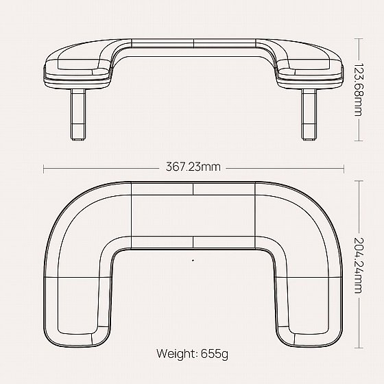 ����� �� ������� �� ���� ���� O NAIL Ergonomic Arm Rest 1 Plus