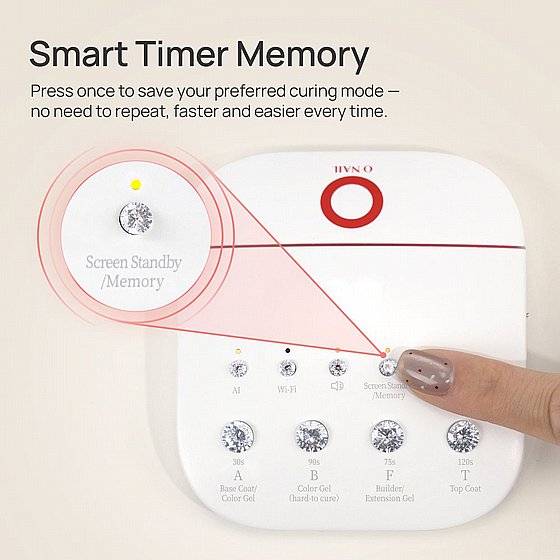 ��� ���� ������ ����� ���� O NAIL Wireless Keyboard for AI Nail Lamp
