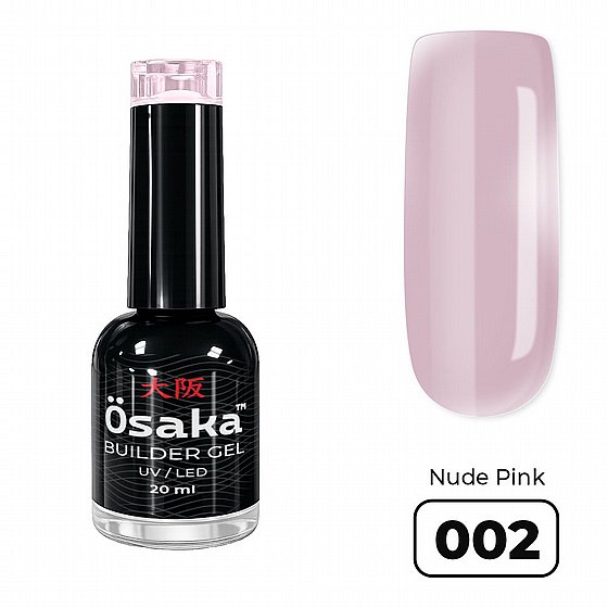 ��� ����� �����  20 ��� Osaka Brush Builder Gel Nude Pink 002 