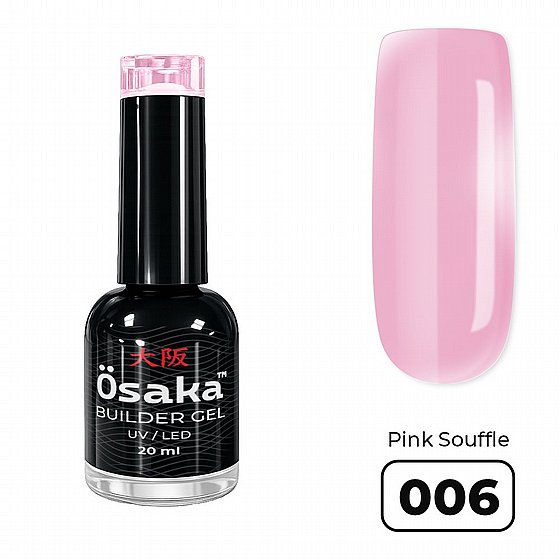 ��� ����� �����  20 ��� Osaka Brush Builder Gel Pink Souffle 006 