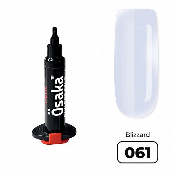 �� ����� ����� 5 �"� Builder Gel Injector Injector Iced Blizzard 061