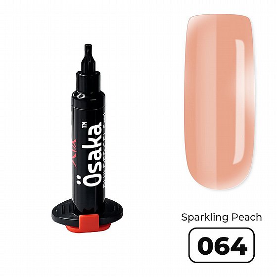 �� ����� ����� 5 �"� Builder Gel Injector Sparkling Peach 064