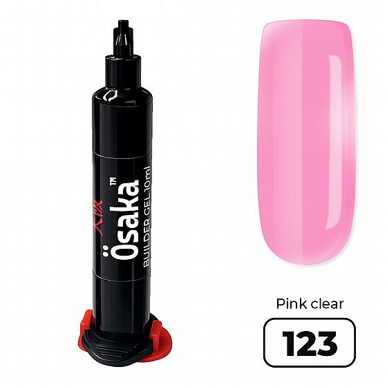 �� ����� ����� 10 �"� Builder Gel Injector Pink Clear 123