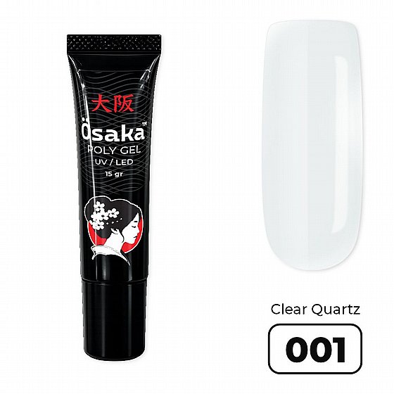 ������� ������ 15 ��� Osaka Poly Gel Tube Clear Quartz 001 
