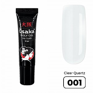 ������� ������ 15 ��� Osaka Poly Gel Tube Clear Quartz 001 