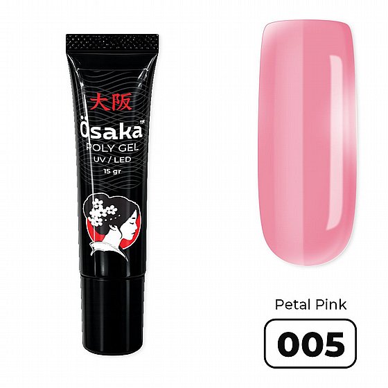 ������� ������ 15 ��� Osaka Poly Gel Tube Petal Pink 005 