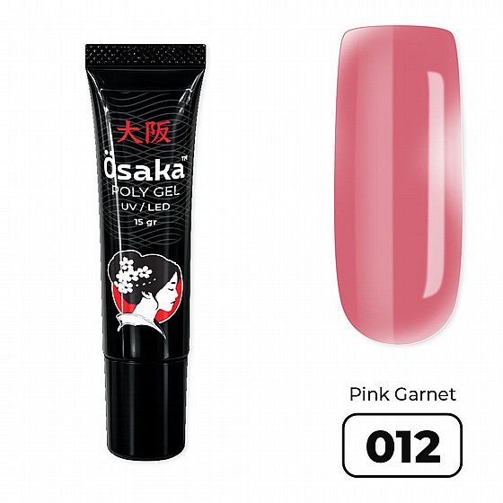 ������� ������ 15 ��� Osaka Poly Gel Tube Pink Garnet 012 