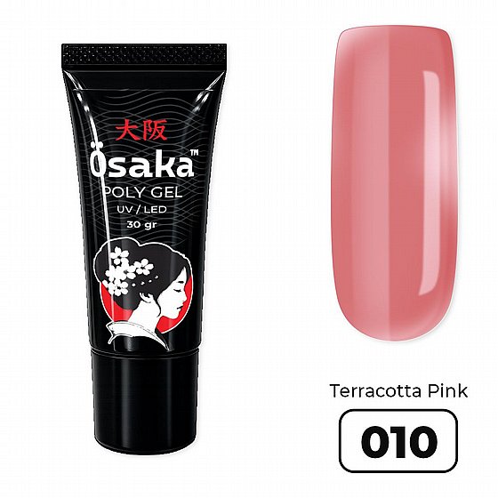������� ������ 30/60 ��� Osaka Poly Gel Tube Warm Terracotta Pink 010 