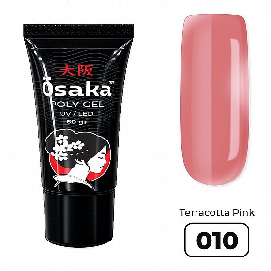 ������� ������ 30/60 ��� Osaka Poly Gel Tube Warm Terracotta Pink 010 
