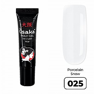 ������� ������ 15 ��� Osaka Poly Gel Tube Porcelain Snow 025 