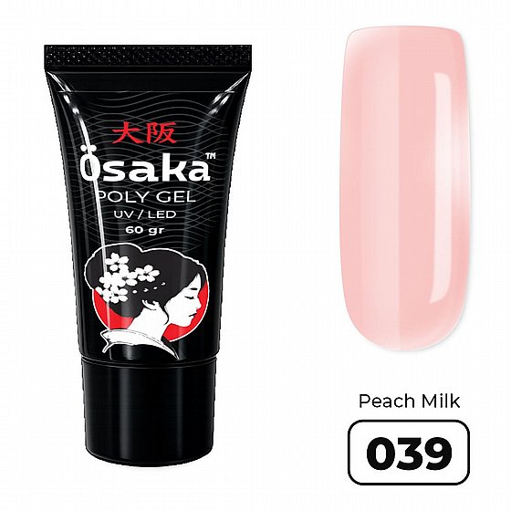 ������� ������ 15/30/60 ��� Osaka Poly Gel Tube Peach Milk 039 