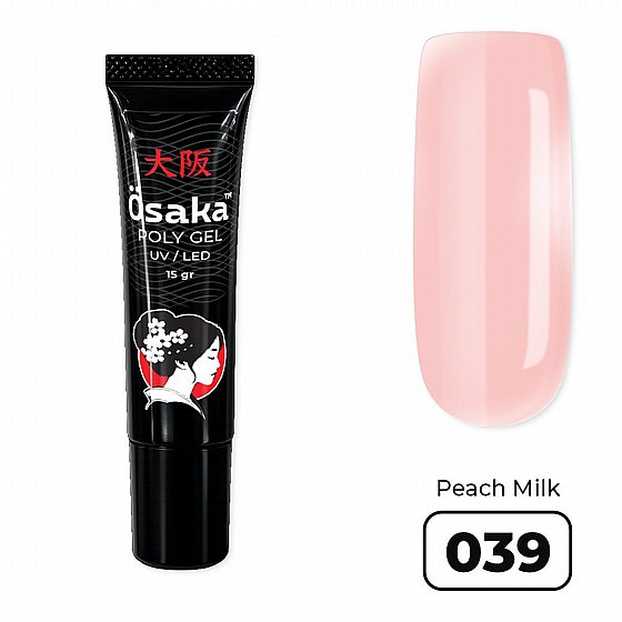 ������� ������ 15 ��� Osaka Poly Gel Tube Peach Milk 039 