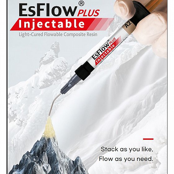�������� ����� ��� ������ �������� ������� ����� 2.5X2��� EsFlow� PLUS Injectable Light-cured flowable composite resin