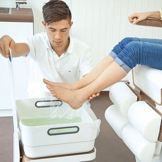 ���� ����� �� ���� ������� 92 � 46 � 43 ��� RUCK Foot Bath Trolley