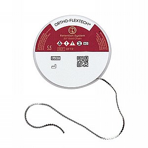 ����� ����� ������ ����� ��� ��� 14K ���� �� 76 �"� Reliance Ortho Flextech White Gold Retainer Wire