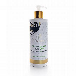 ��� ����� 20% ���� 80% ��� ����� 500 �"� Elegance  Glaze Cream for Curly Hair  