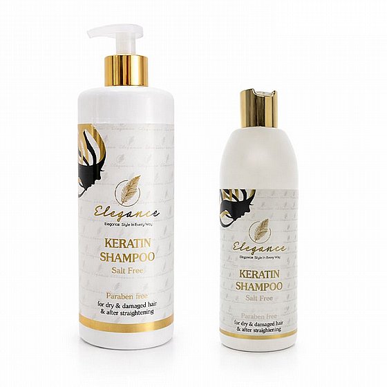���� ����� ��� ����� ����� 500/1000 �"� Elegance Salt-Free Keratin Shampoo for Hair  