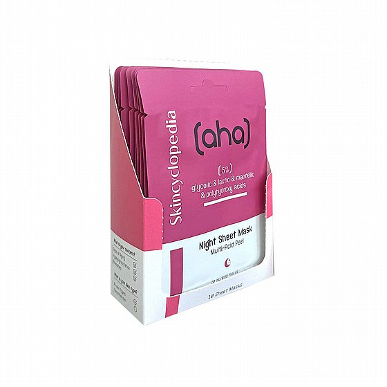 ����� �� ���� ���� ����� �� 5% ������ �������� 10 ������ Skincyclopedia Night Sheet Mask AHA + PHA