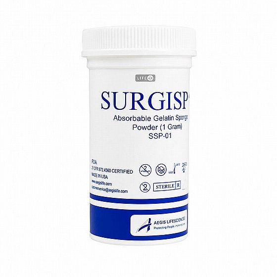 ��������� ���� - ������ ���� ������ ����� 1 ��� Surgispon Gelatin Sponge Powder