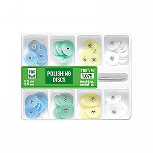 �� ������ ������ �������� 80 ��' ���� 12/14 �"� TOR VM Polishing Discs  1.075 - Kit