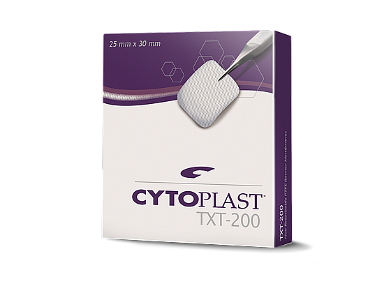 ������ d-PTFE ����� �� ����� ���� ������ Cytoplast� TXT-200 Non-Resorbable High-Density PTFE Membrane