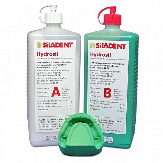 ������� ���������� ���� 1 ���� + 1 ���� �������� Siladent Hydrosil 1 : 1