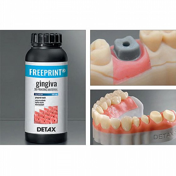 �������� ��������� ��� ���� ���� 1 ��� Detax FREEPRINT� Gingiva 3D Printing Resin  