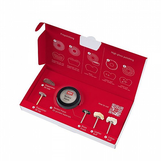 ���� ����� ������ ������ ������� ����-��� Renfert Polish 3D-printed materials starter kit