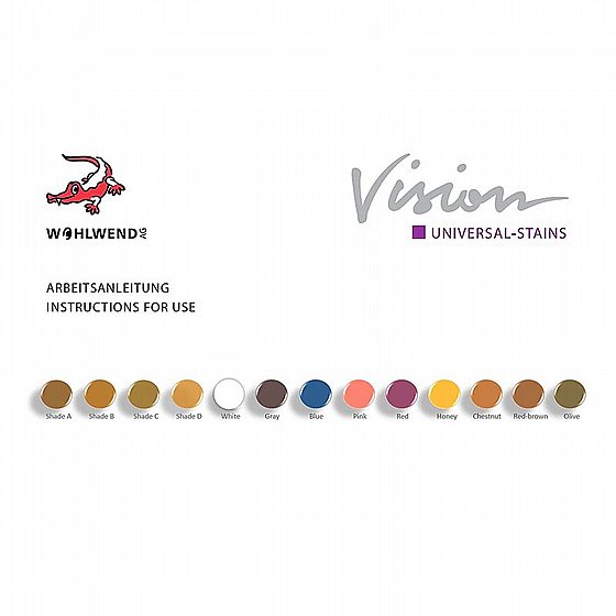 ���� ����� ������� ���������� ����� Wohlwend Vision Universal Stain Assortement Paste Kit