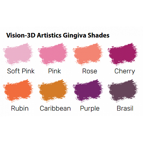 ���� ���� �������� ���-���� �� ���� ������ 3 ��� ����� ������ Wohlwend Vision 3D ARTISTIC Stain - Gingiva