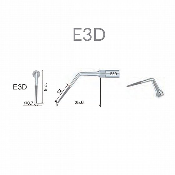 ��� ���� ��������� E3D �� ����� ����� Woodpecker  EMS Endo Scaler Tip E3D Diamond Coated